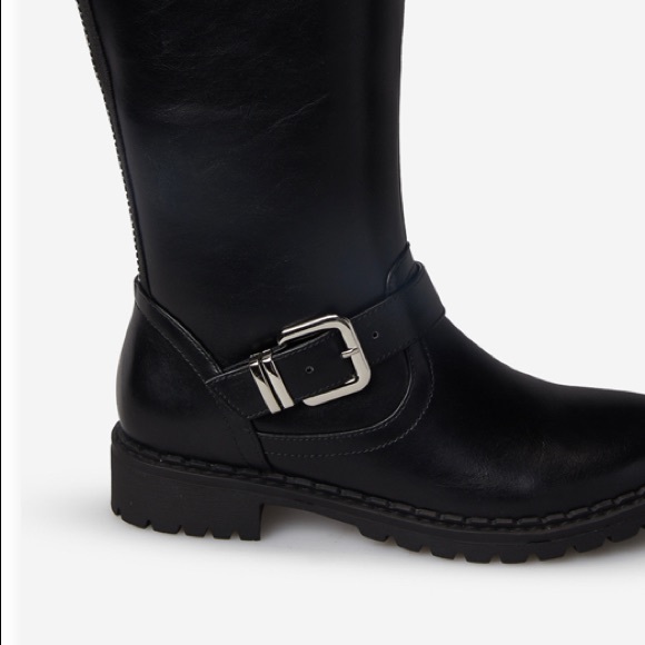 New! Georginna Buckled Flat Boot size 7.5 - Picture 2 of 7